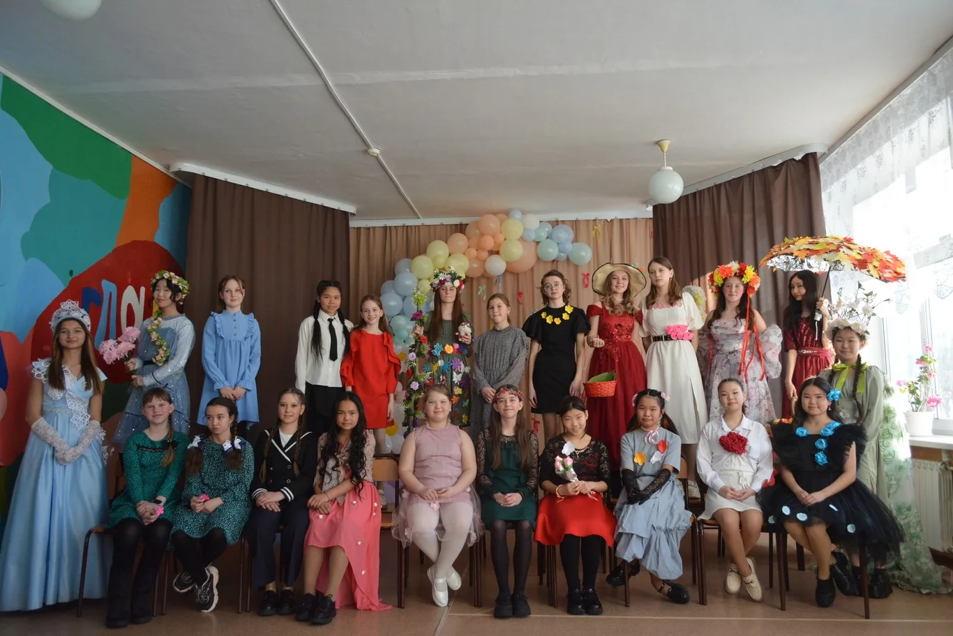 Ребята 5-7 классов отметили праздник весны 8 Марта